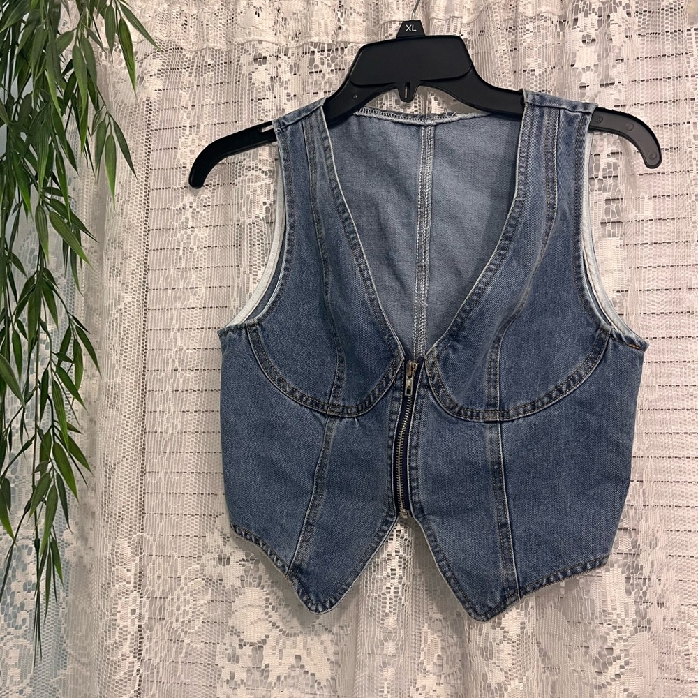 Womens Jean Crop top